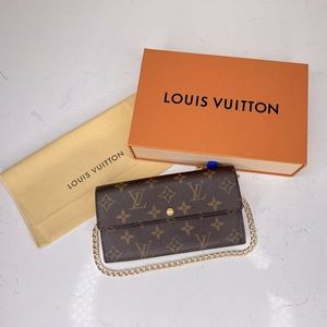 💯 AUTH Louis Vuitton Pochette wallet/ WOC